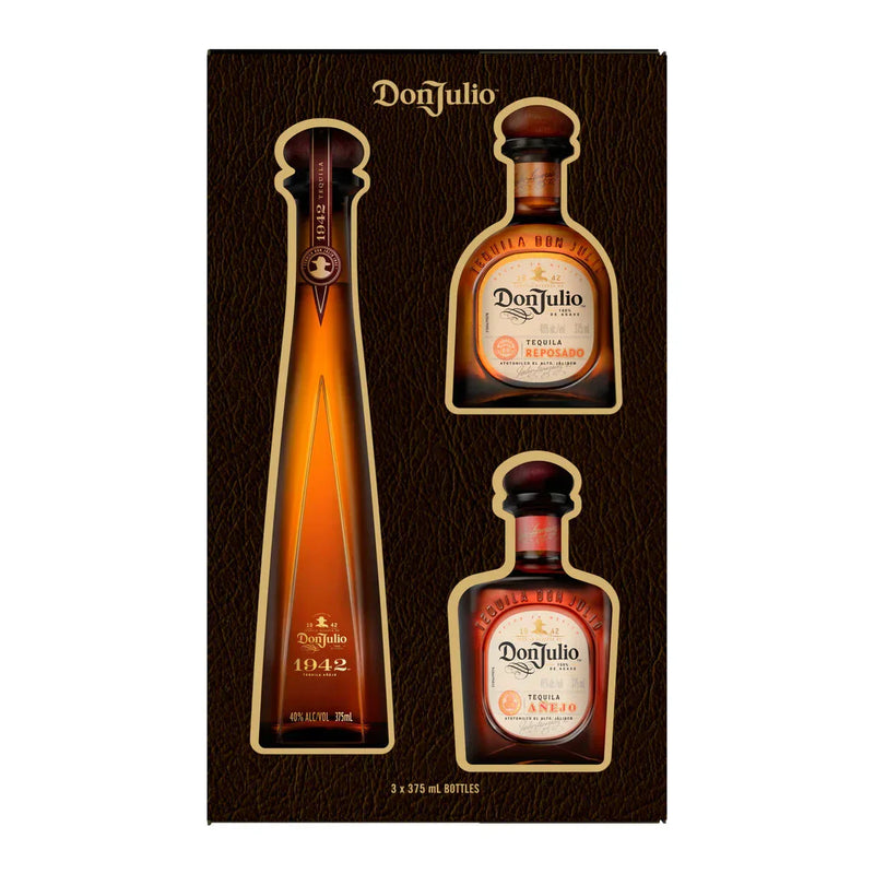 Don Julio 1942, Reposado & Añejo Gift Pack 3x375ml