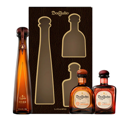 Don Julio 1942, Reposado & Añejo Gift Pack 3x375ml