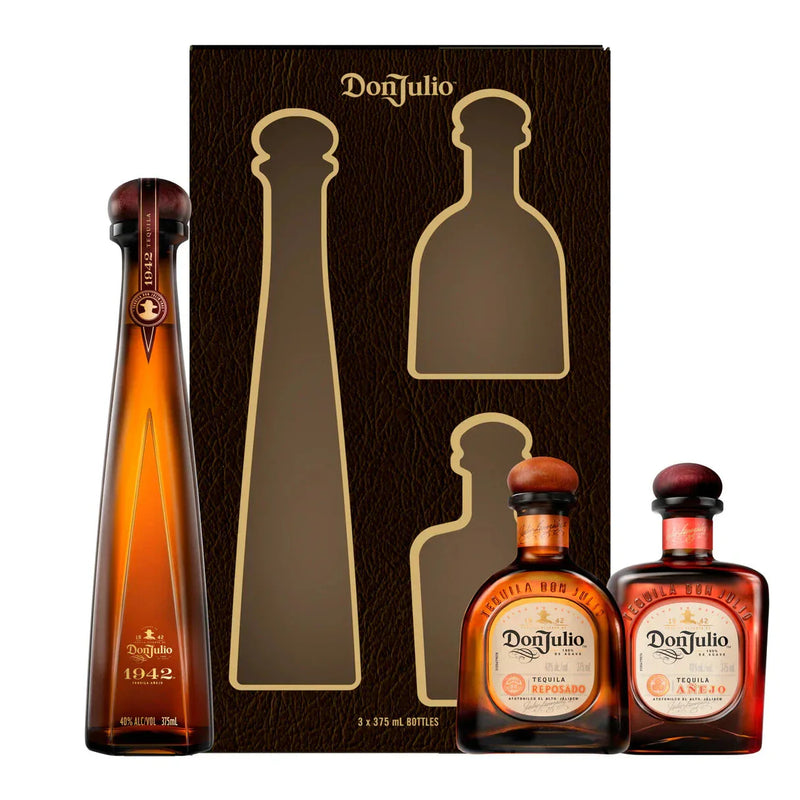 Don Julio 1942, Reposado & Añejo Gift Pack 3x375ml