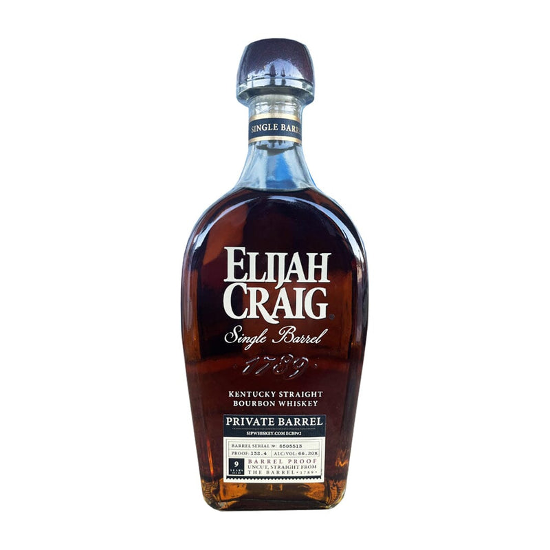 Elijah Craig Single Barrel Privately Selected by Sip Whiskey 