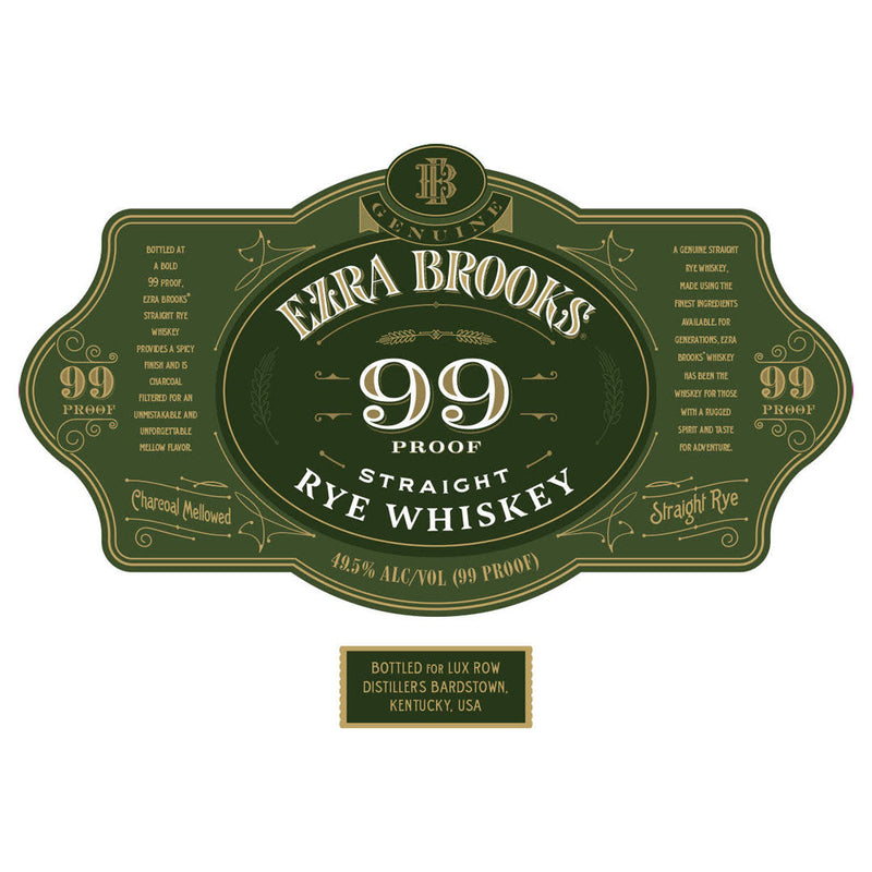 Ezra Brooks 99 Proof Rye Whiskey