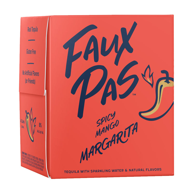 Faux Pas Spicy Mango Margarita 4PK