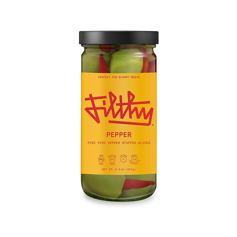 Filthy Pepper Olives 8oz