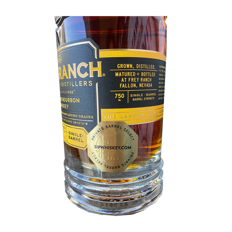 Frey Ranch Single Barrel Bourbon Selected by Sip Whiskey