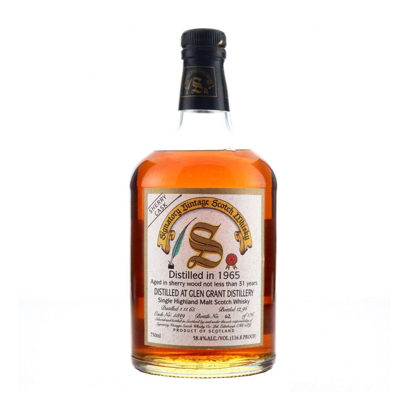 Glen Grant Signatory Vintage 31 Year Old 1965