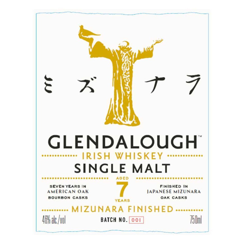 Glendalough 7 Year Old Mizunara Finish Irish Whiskey