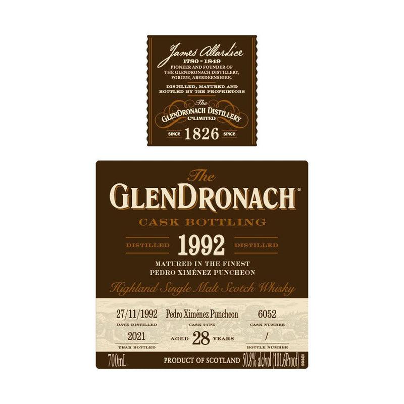 GlenDronach 28 Years Old 1992 Single Cask 