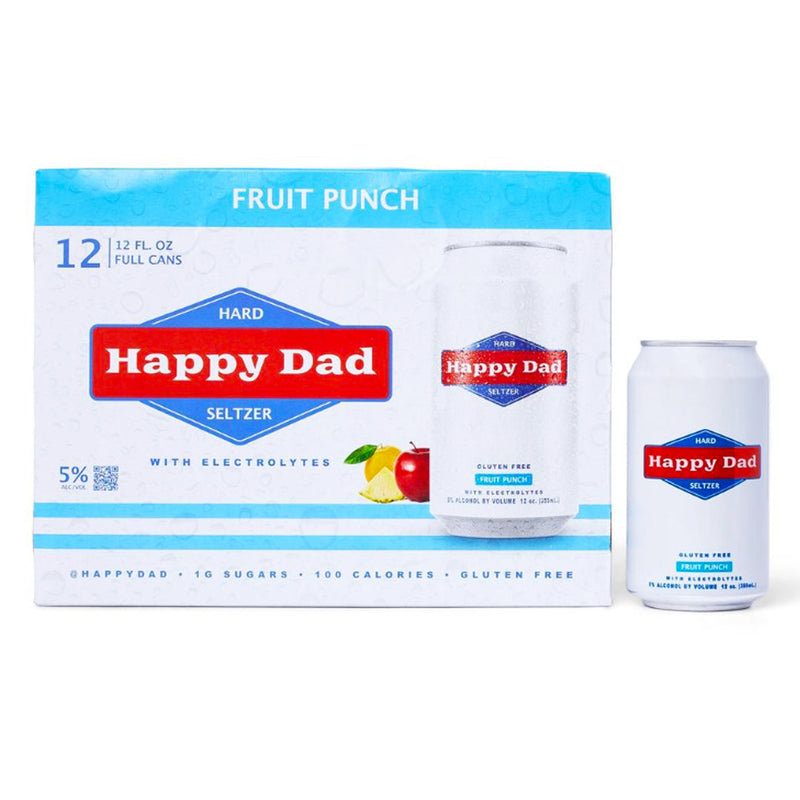 Happy Dad Hard Seltzer Fruit Punch 12PK