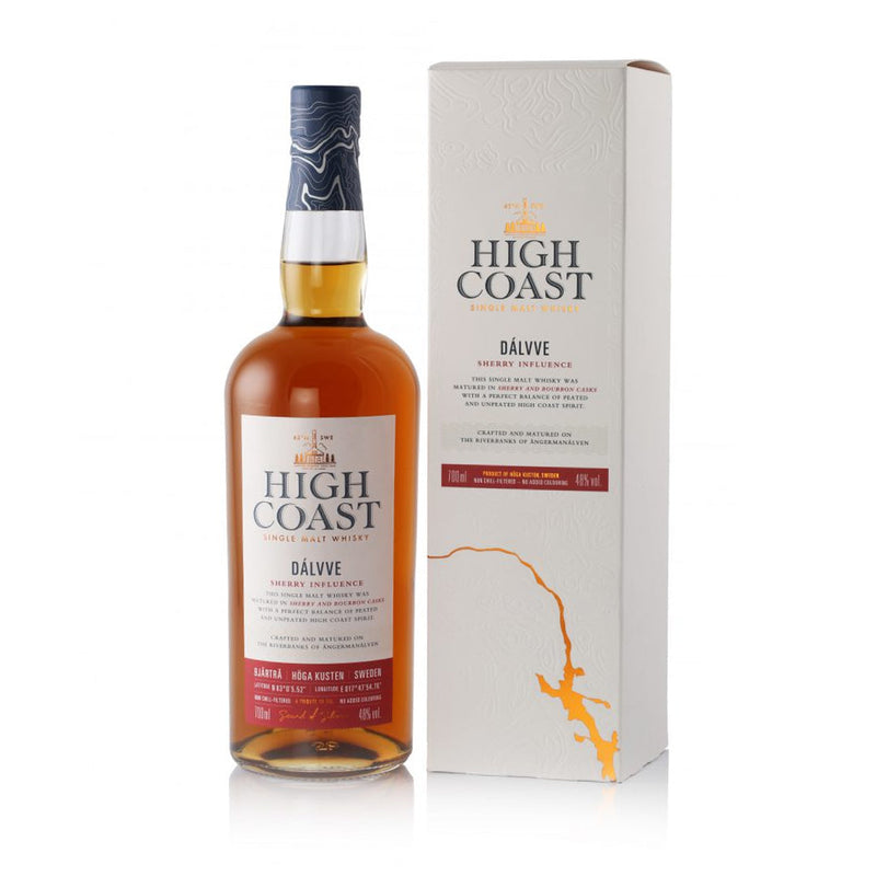 High Coast Dalvve Spanish Oak Swedish Single Malt Whisky