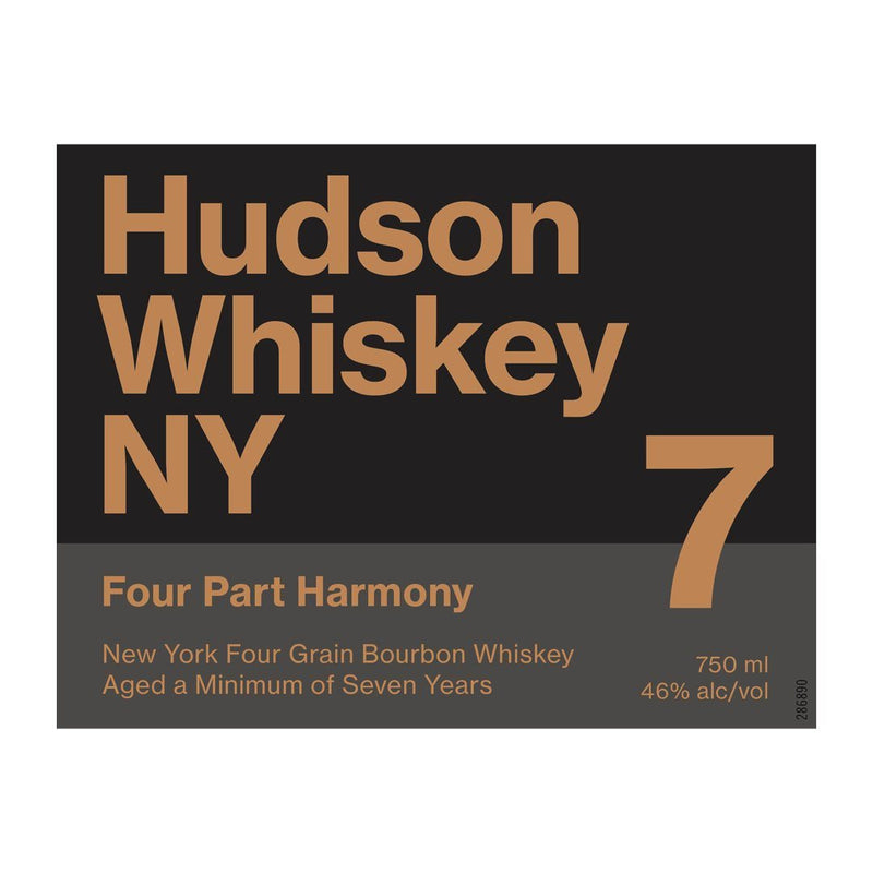 Hudson Whiskey Four Part Harmony 7 Years Old