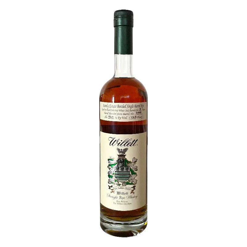 Willett Single Barrel 8 Year Old Rye 131.8 Proof Cask 6068 "Pac Edge CA Spring 22 