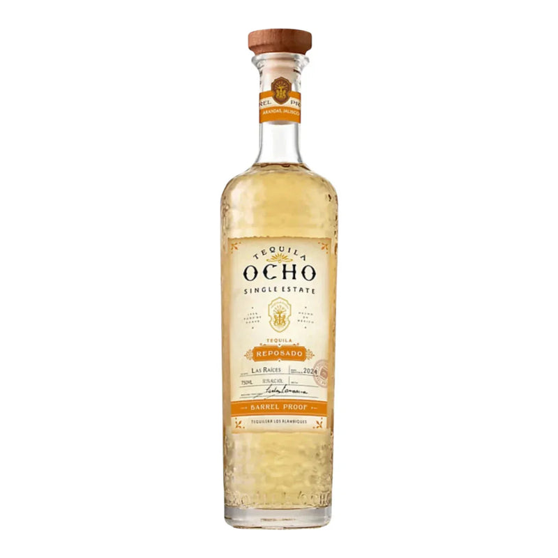 Tequila Ocho Reposado Barrel Proof Las Raíces Tequila
