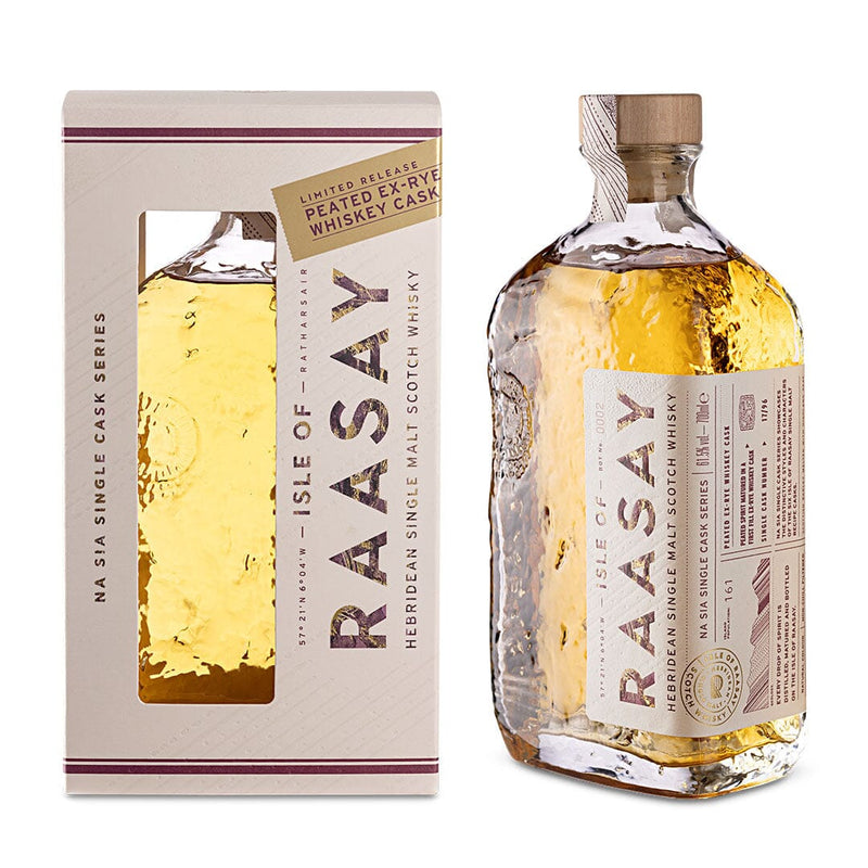 Isle of Raasay Peated ex-Rye Single Malt Scotch Whisky