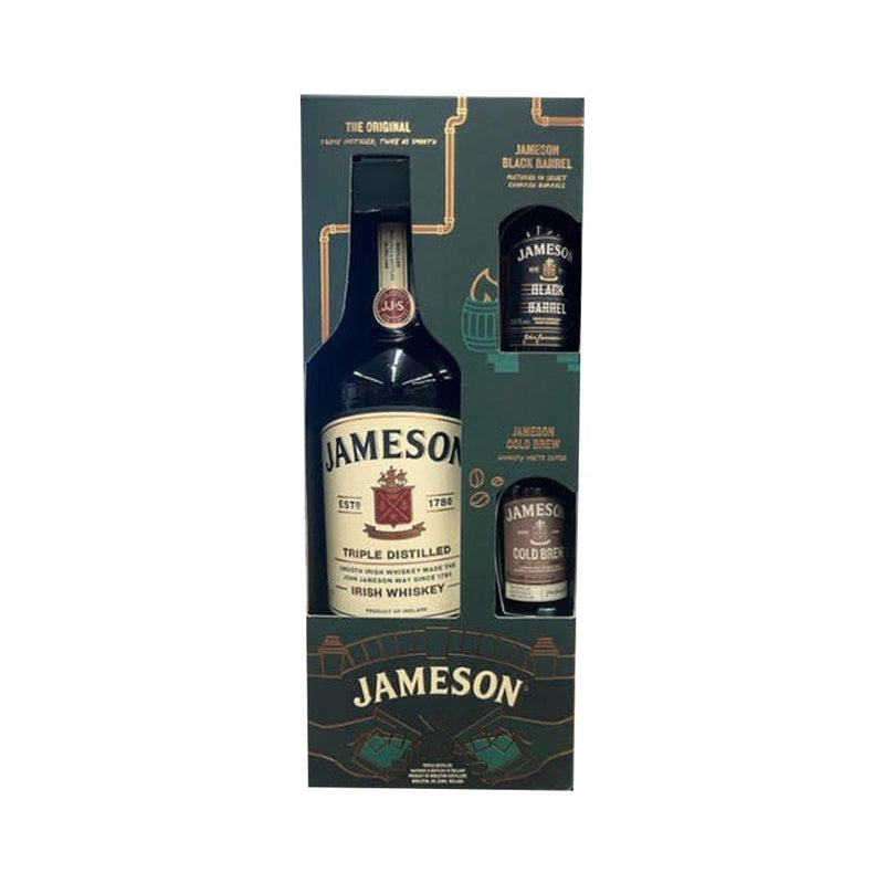 Jameson Irish Whiskey Gift Set With Black Barrel & Cold Brew 50ml