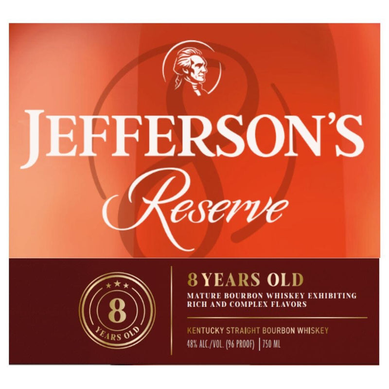 Jefferson’s Reserve 8 Year Old Kentucky Straight Bourbon Whiskey