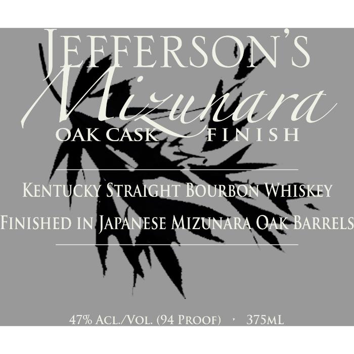 Jefferson’s Mizunara Oak Cask Finish