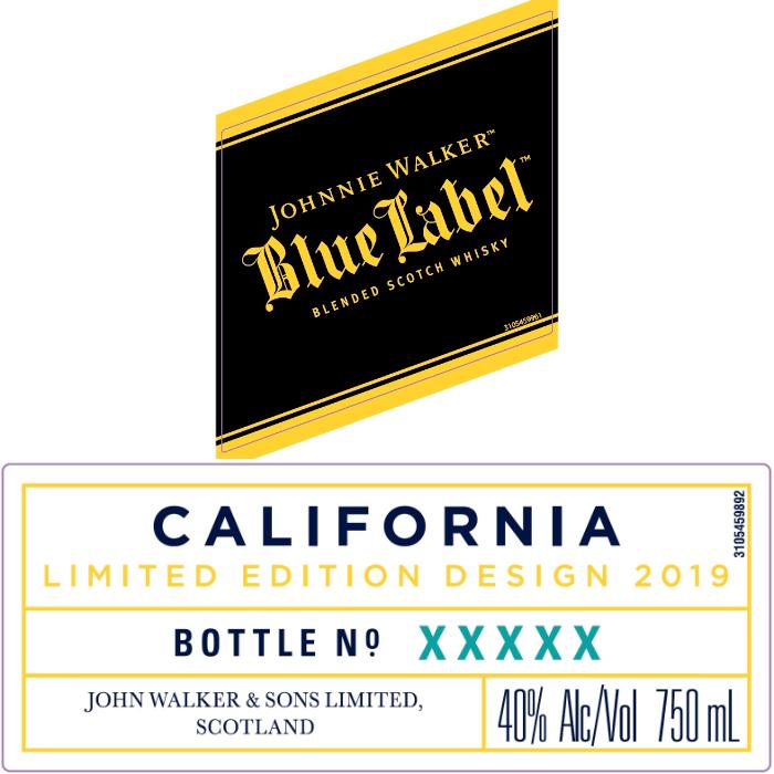 Johnnie Walker Blue Label California Limited Edition Design