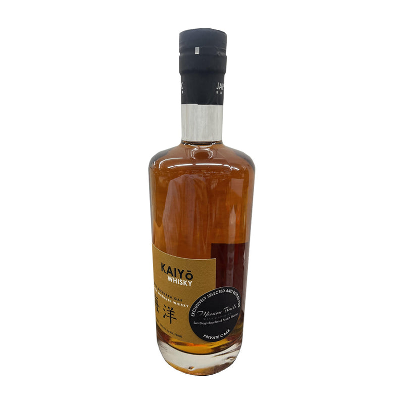 Kaiyo Japanese Mizunara Oak Single Cask Strength Whisky 112 Proof " Kaiyo-Sham-Bo" Selected by Mission Trails Wine & Spirits x San Diego Bourbon & Scotch Sharing