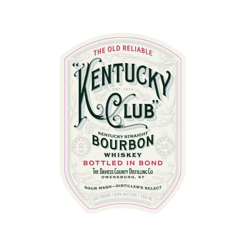Kentucky Club Bourbon Bottled In Bond