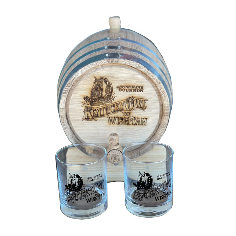 Kentucky Owl Wiseman Old Fashioned Barrel Aging Kit W/ 6pk Kentucky Owl Wiseman