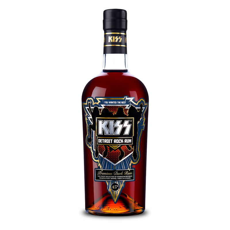 Kiss Detriot Rock Premium Dark Rum
