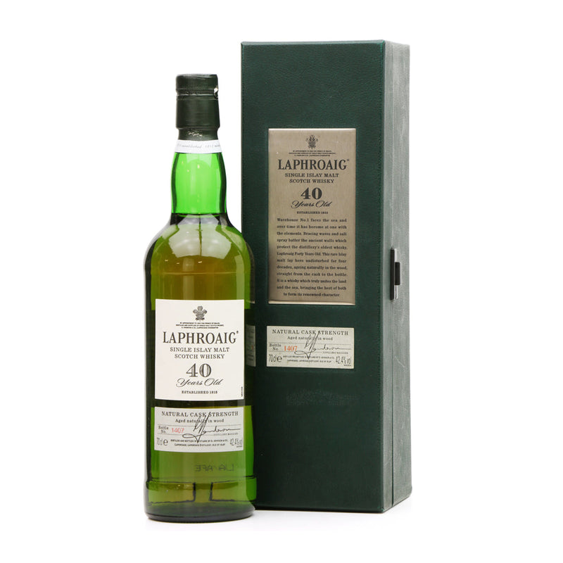 Laphroaig 40 Year Old Single Islay Malt Scotch Whisky