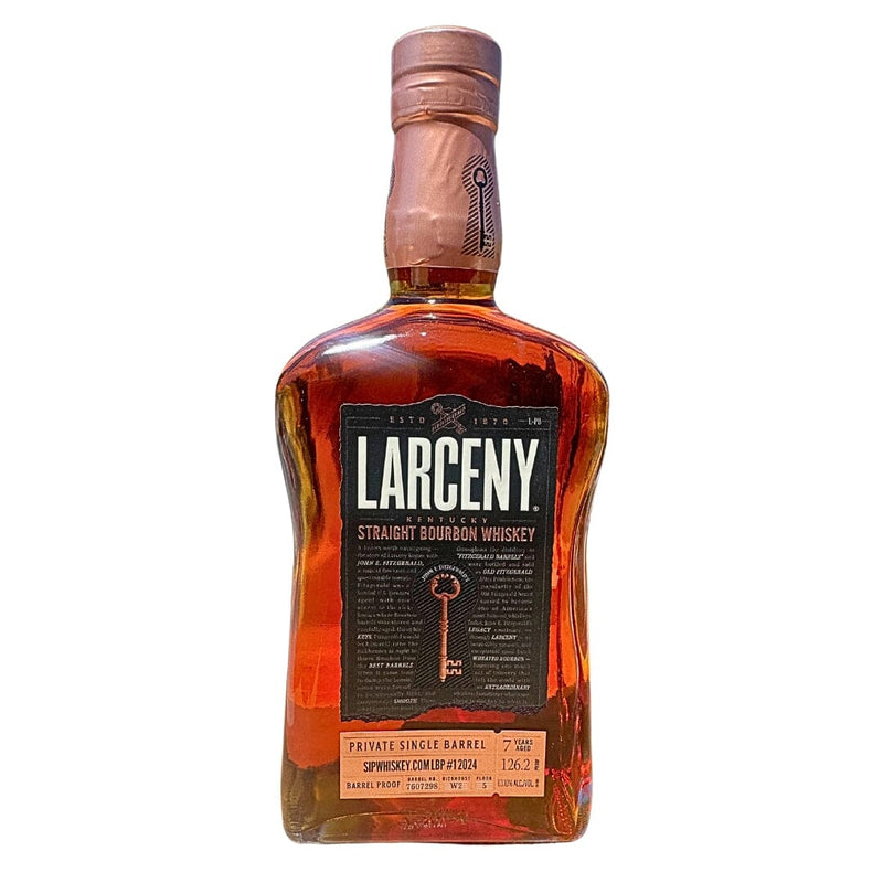 Larceny x Sip Whiskey 7 Year Old Barrel Proof Bourbon 126.2 Proof