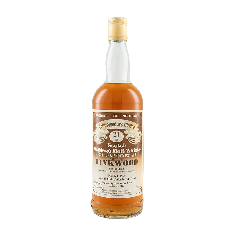 Linkwood Gordon & MacPhail Connoisseurs Choice 21 Year Old 40.0 abv 1968