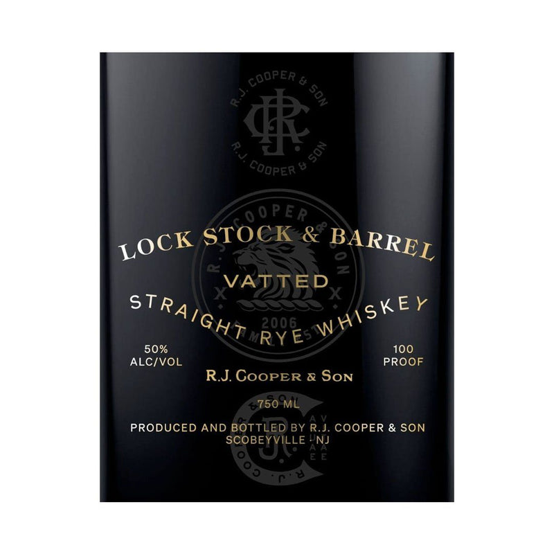 Lock Stock & Barrel Vatted Straight Rye Whiskey