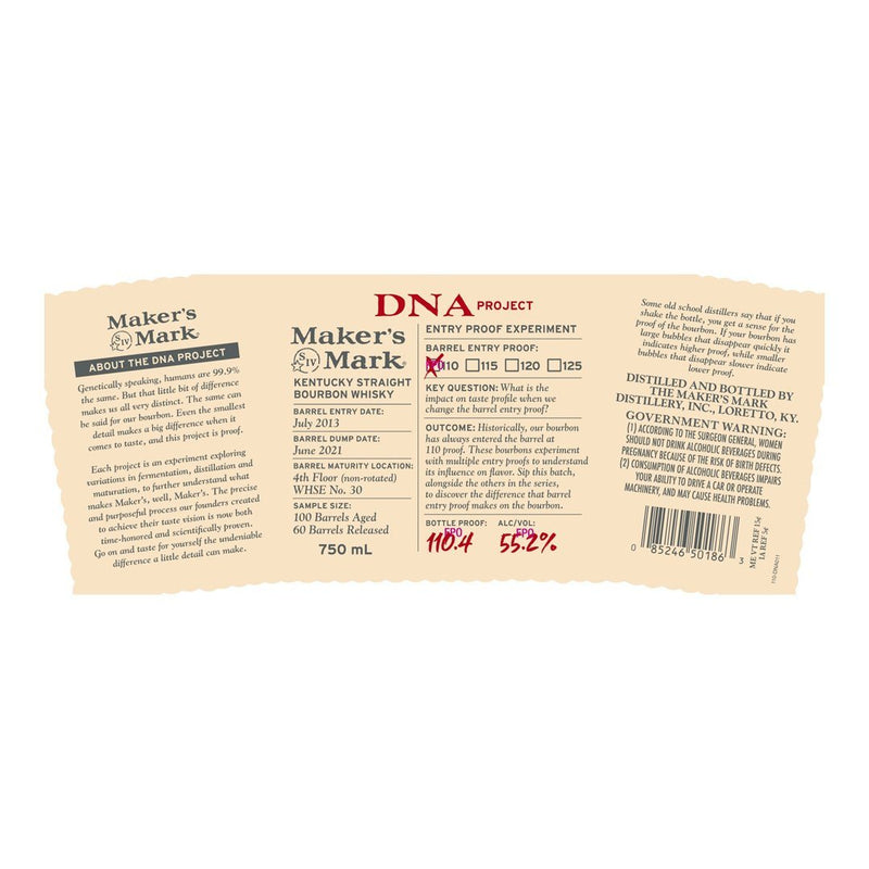Maker’s Mark DNA Project