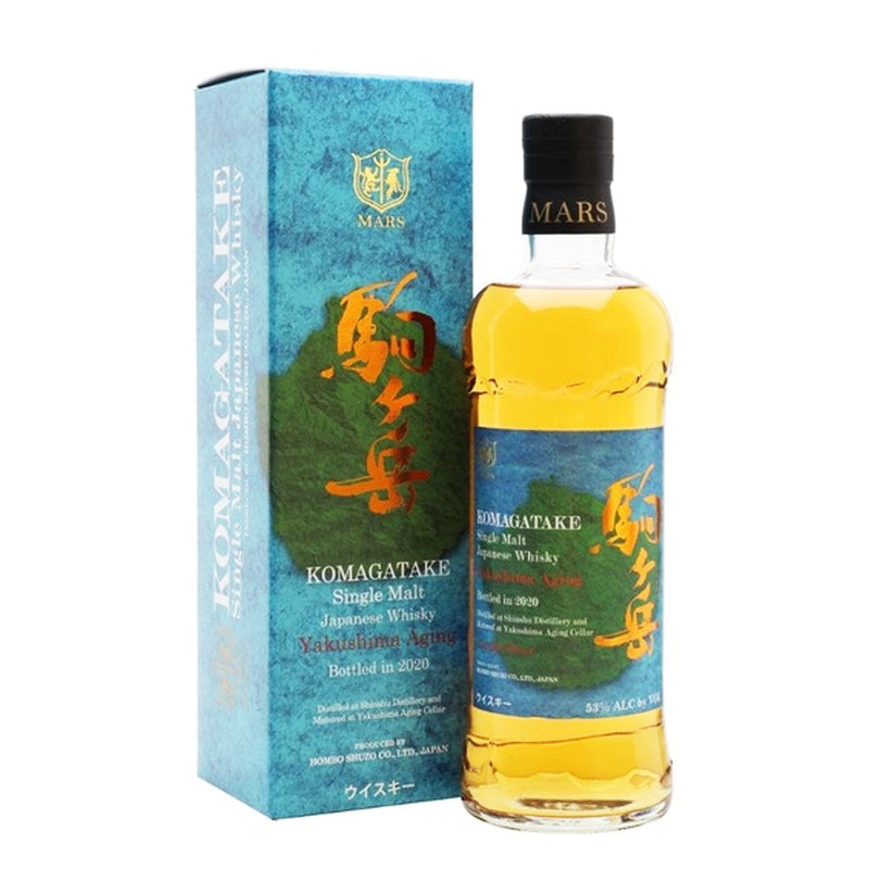 Mars Komagatake Single Malt Japanese Whisky Yakushima Aging Bottled in 2020