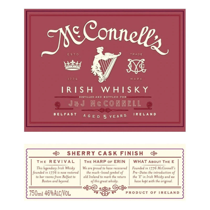 McConnell’s Irish Whiskey Sherry Cask Finish
