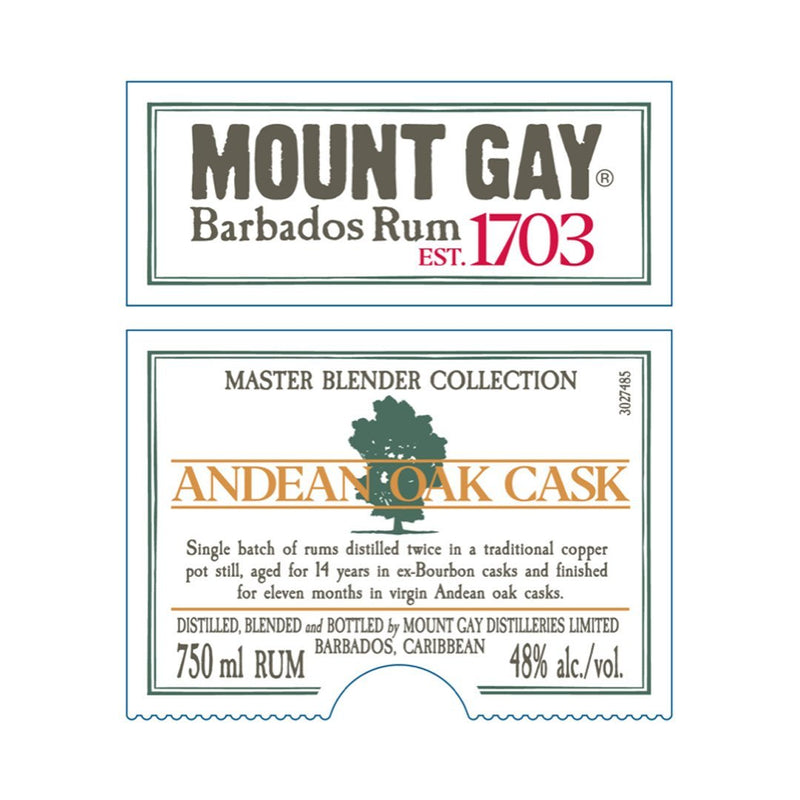 Mount Gay 1703 Andean Oak Cask Rum