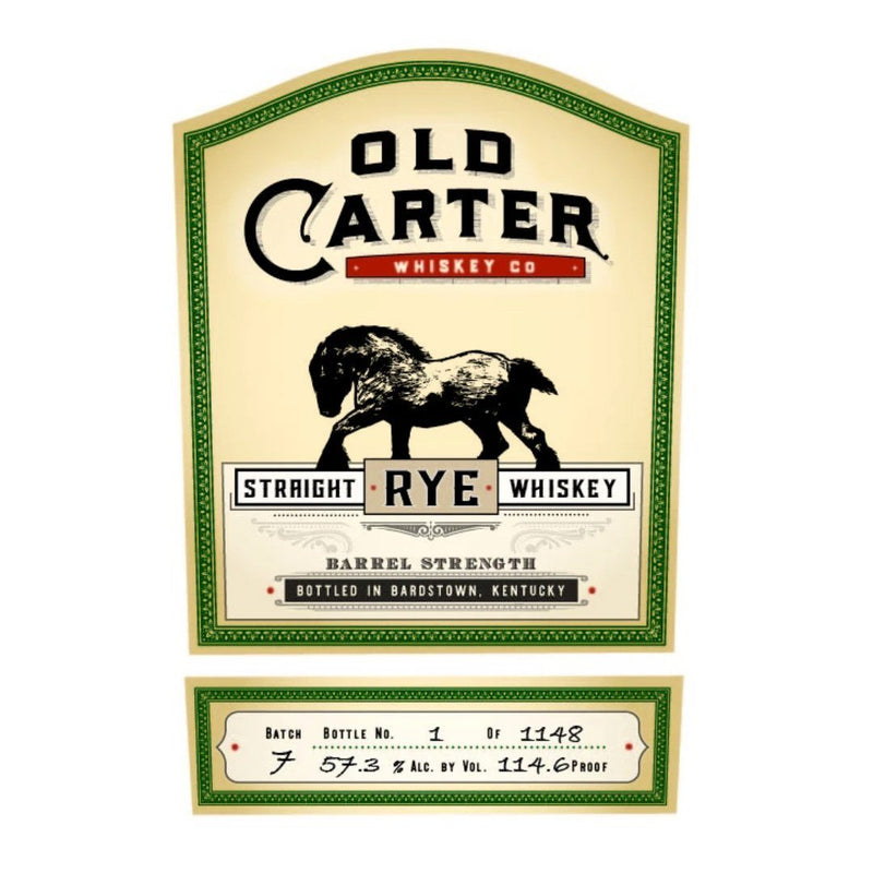 Old Carter Rye Batch 7