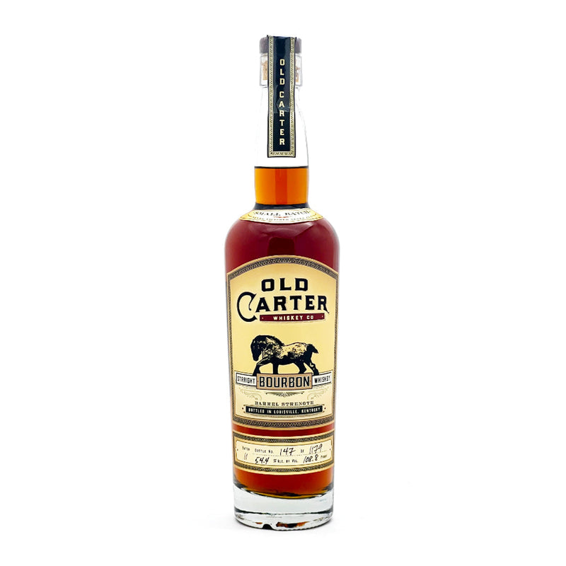 Old Carter Straight Bourbon Whiskey Barrel Strength Small Batch 