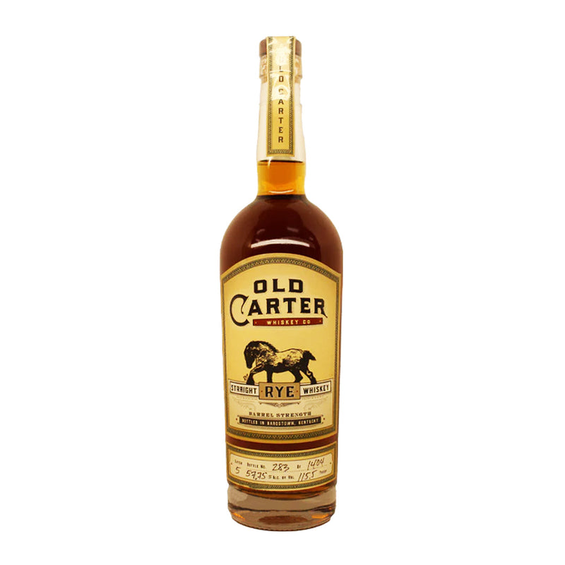 Old Carter Straight Rye Whiskey Barrel Strength Batch 