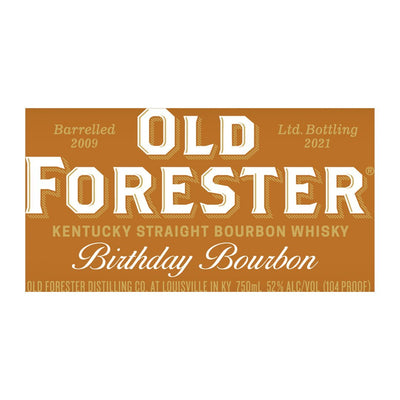 Old Forester Birthday Bourbon 2021