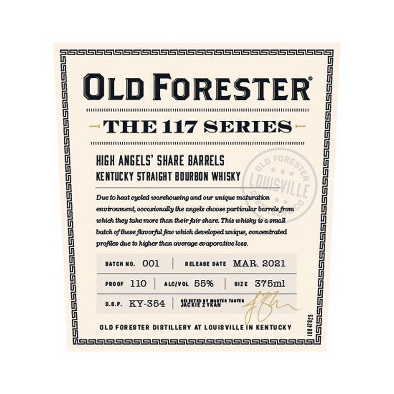 Old Forester The 117 Series