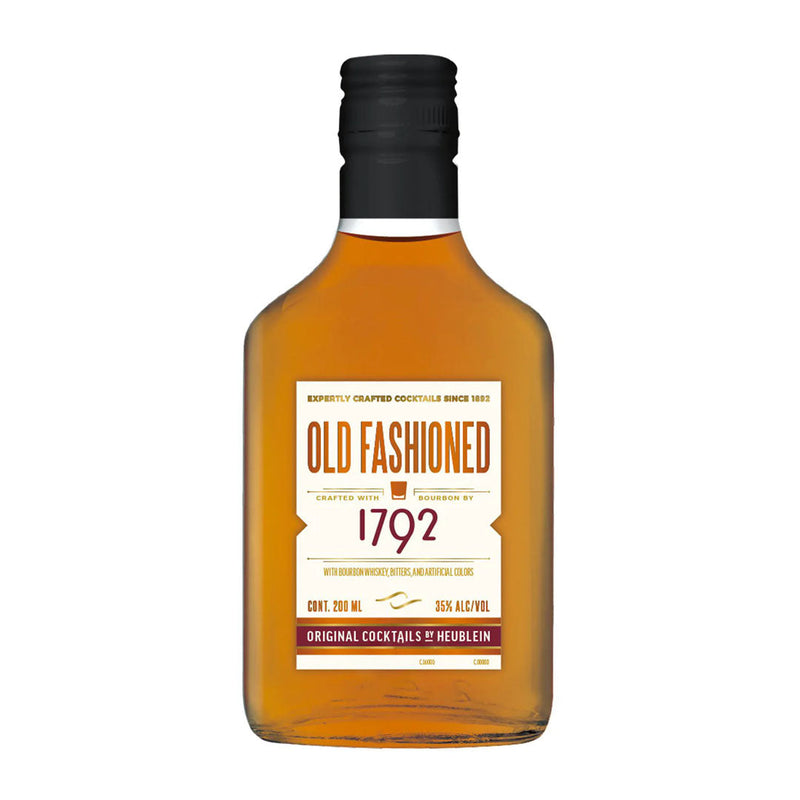 Original Cocktails by Heublein Old Fashioned Crafted with Bourbon by 1792 200ML