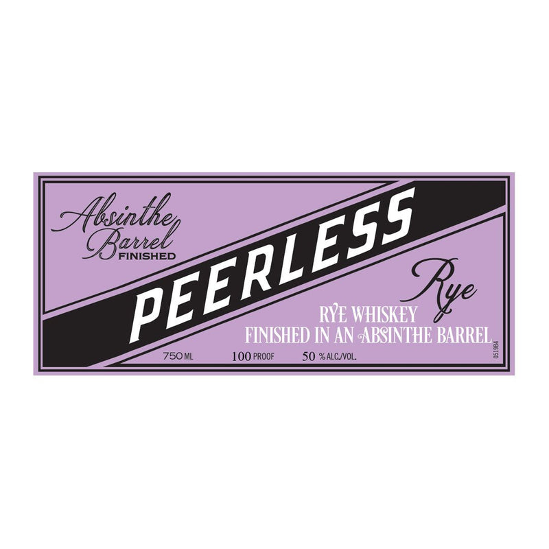 Peerless Rye Finished In An Absinthe Barrel