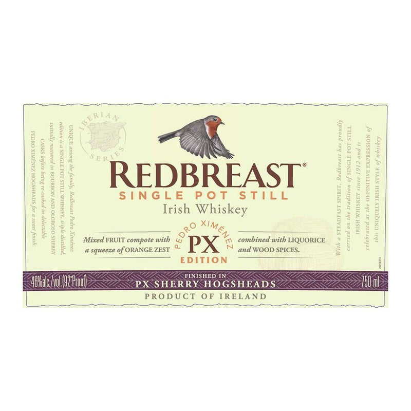 Redbreast Single Pot Still PX Sherry Hogsheads Cask