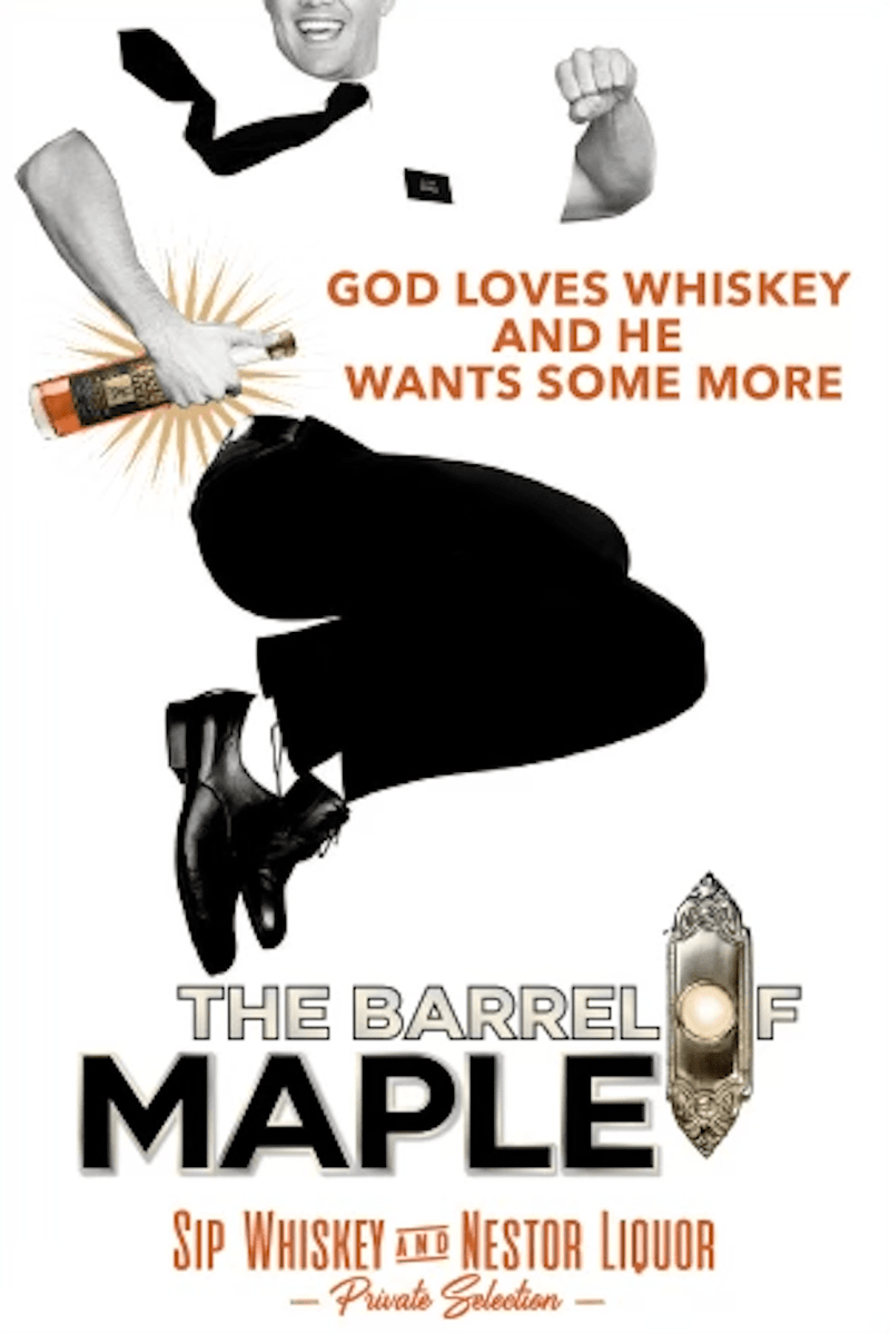 High West American Prairie Bourbon Finished in Maple Syrup Barrels Selected by Sip Whiskey X Nestor Liquor 102.6 Proof