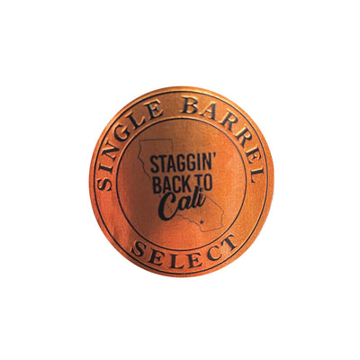 Stagg Single Barrel Private Cask “Staggin’ Back To Cali”