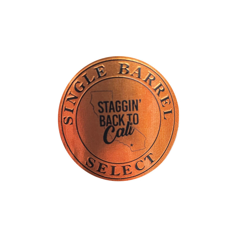 Stagg Single Barrel Private Cask “Staggin’ Back To Cali”