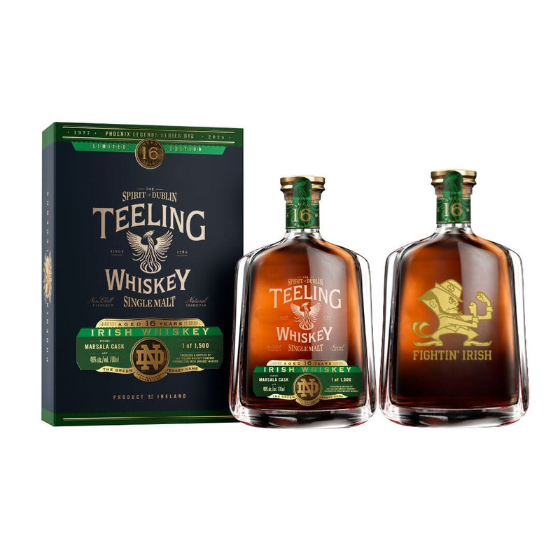 Teeling X Notre Dame Phoenix Legends Series No. 02 16 Year Old Logo Engraving Edition