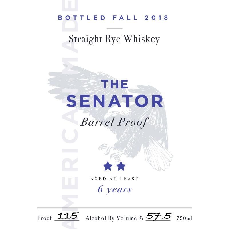 The Senator Barrel Proof 6 Year Old Fall 2019