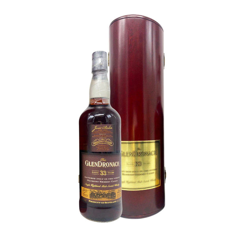The Glendronach 33 Year Old Oloroso Sherry Oak Cask Highland Single Malt Scotch Whisky 750ml