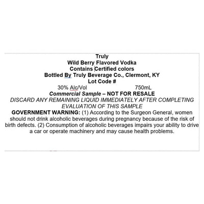 Truly Wild Berry Vodka