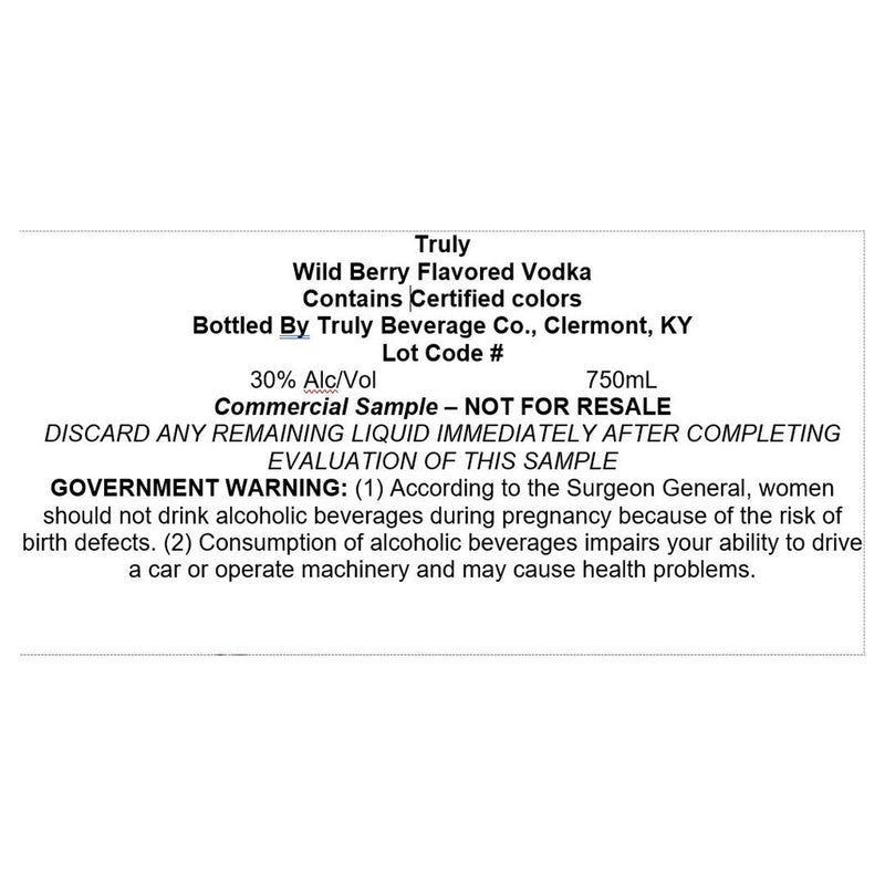 Truly Wild Berry Vodka