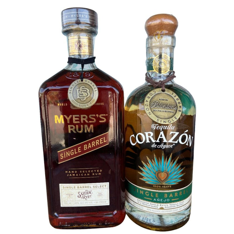 Corazon Anejo Single Barrel Select Aged In Blanton’s Barrel X Myer’s Rum Single Barrel Finished in Sazerac Rye Cask